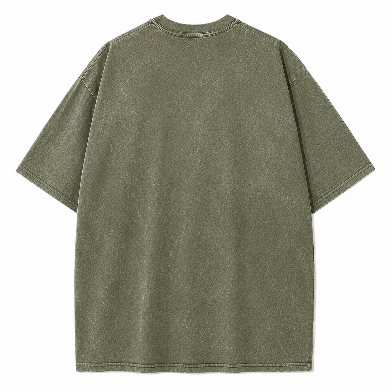 Yorkshire Terrier Dog Vintage T-shirt – army-green back view