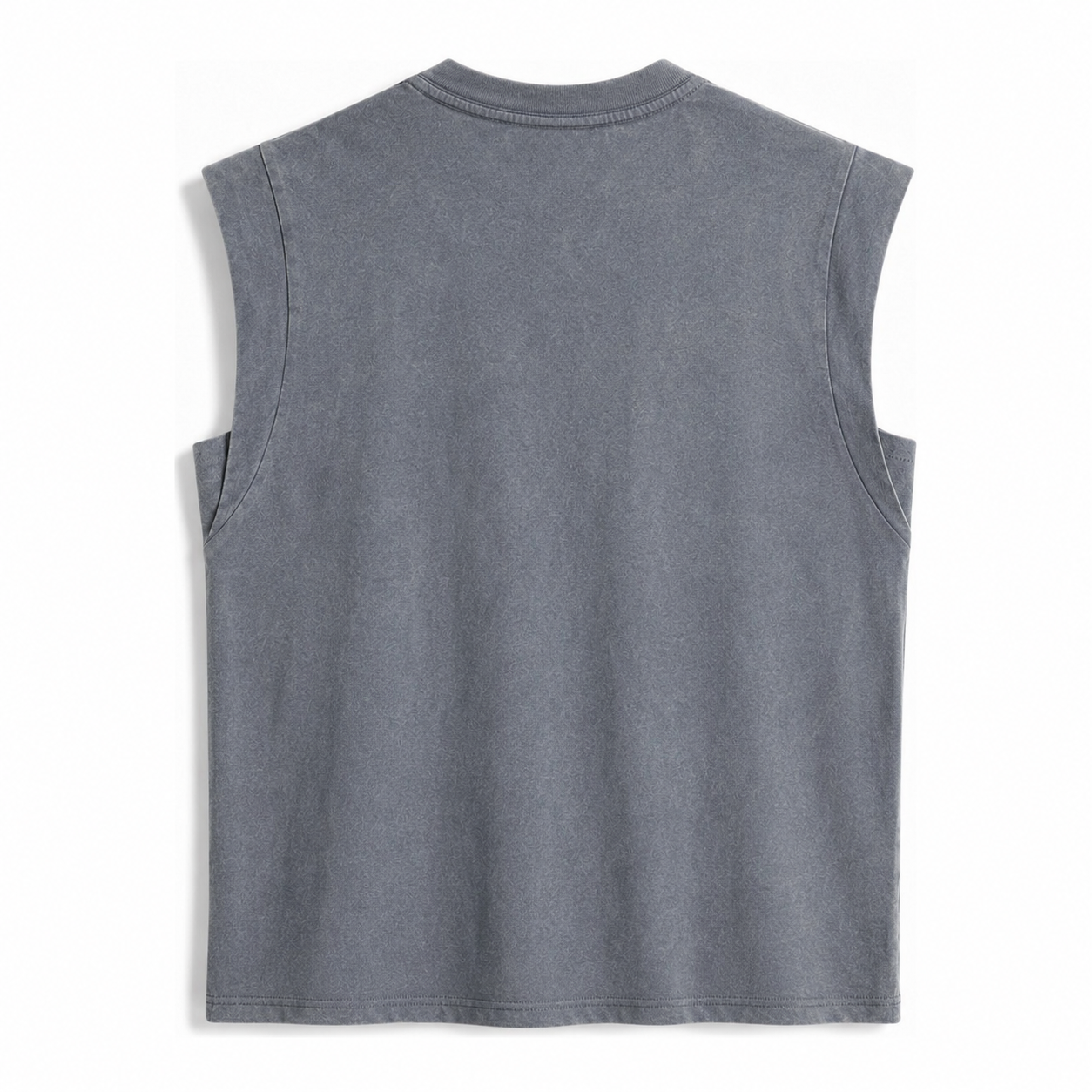 Yorkshire Terrier Dog Vintage Washed Tank – grey back view