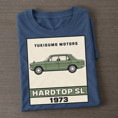 Yukigumo Hardtop Showa Speed Plates Classic T-shirt – Twilight Navy