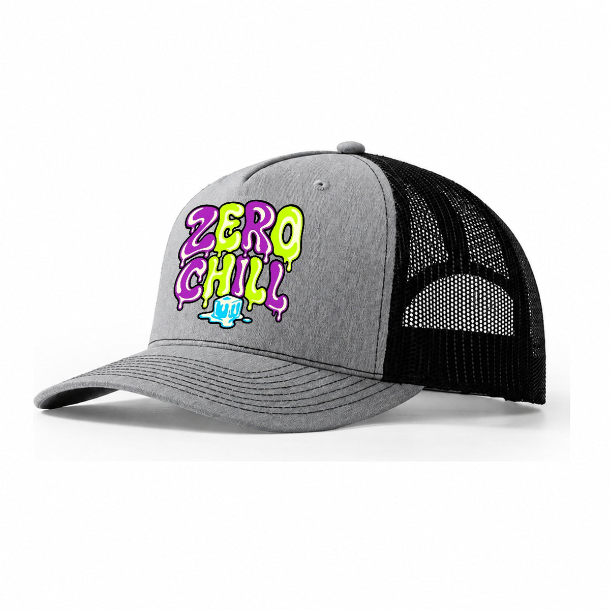 Zero Chill Crazy Styles Trucker Hat – Sport Grey Black