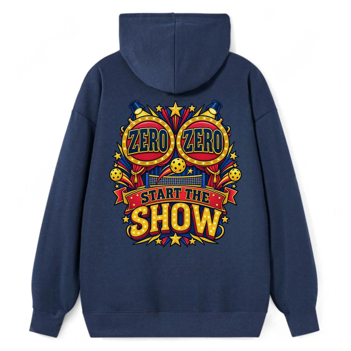 Zero Zero Start The Show Pickleball Life Classic Pullover Hoodie – Navy